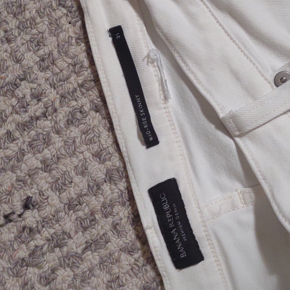 Banana Republic white jeans - Picture 3 of 3
